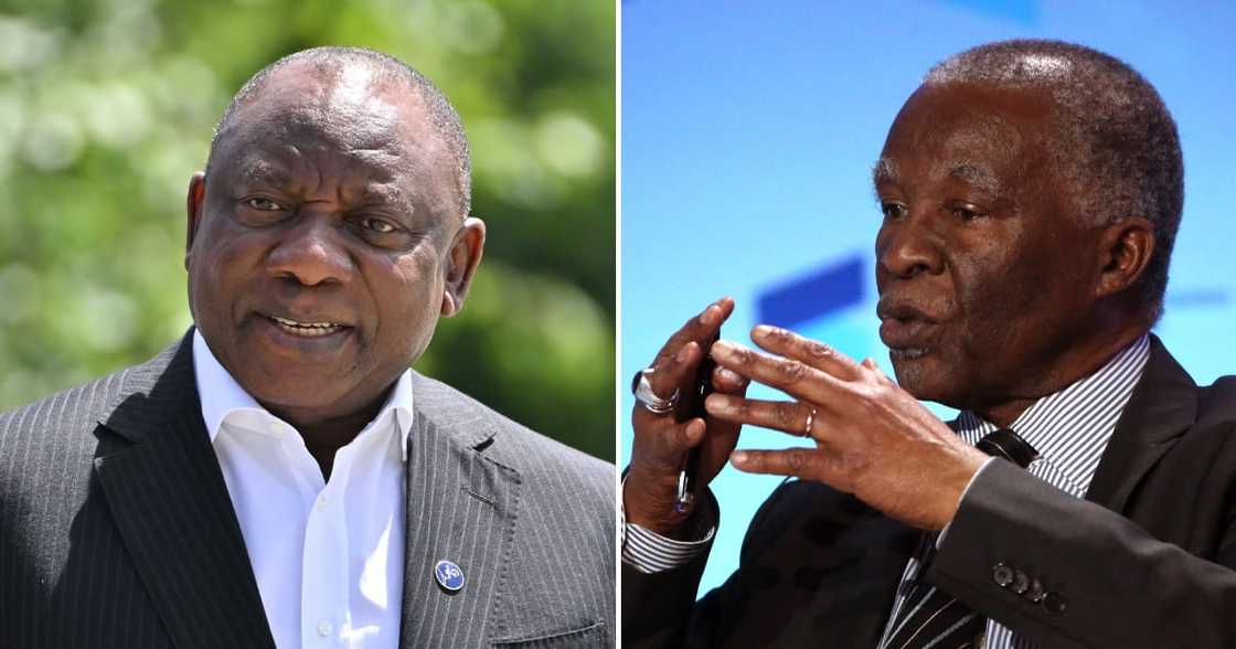 Former President Thabo Mbeki continues to call out Cyril Ramaphosa Former President Thabo Mbeki continues to call out Cyril Ramaphosa