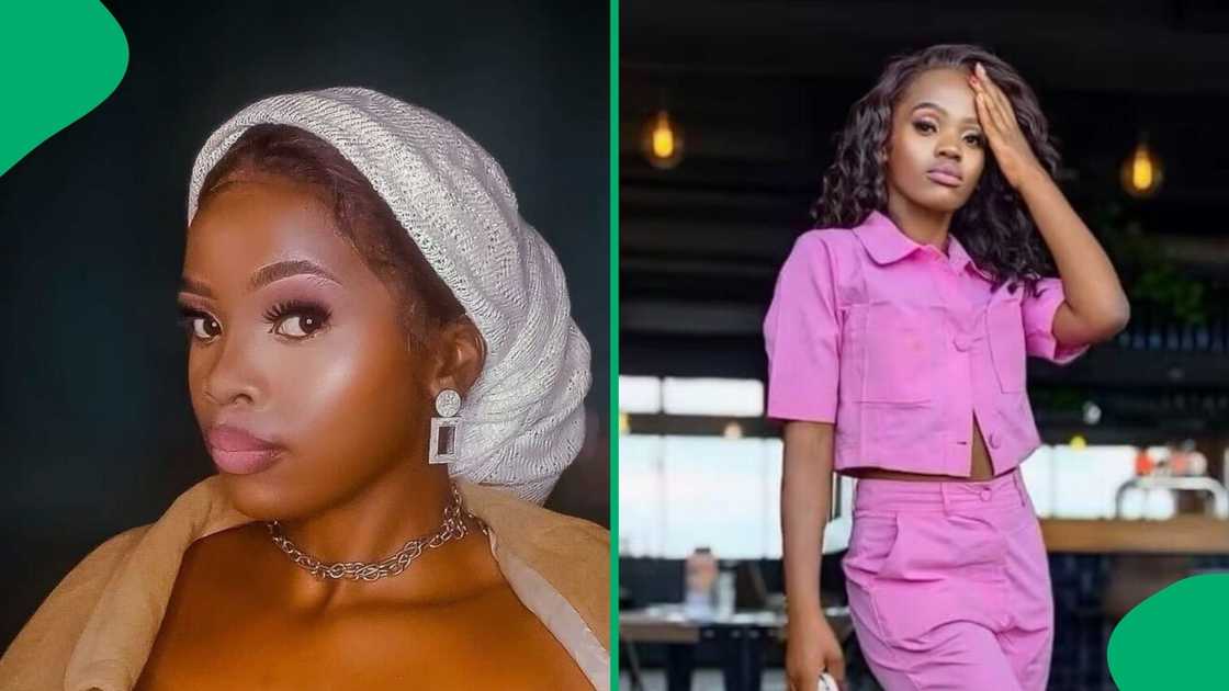 A TikTok video shows a woman unveiling her home with no roof. A TikTok video shows a woman unveiling her home with no roof.