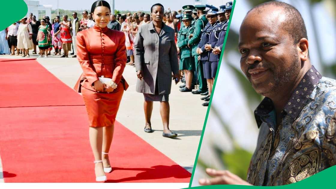 Jacob Zuma's daughter Nomcebo made her first appearance in public as King Mswati III's 16th wife