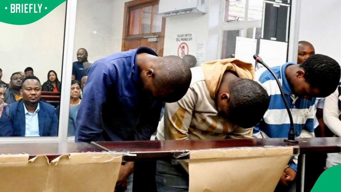 Linda Blessing Mthiyane (28), Bongumenzi Mpungose (26), and Mthandeni Luyanda Mthiyane (21)s Linda Blessing Mthiyane (28), Bongumenzi Mpungose (26), and Mthandeni Luyanda Mthiyane (21)s