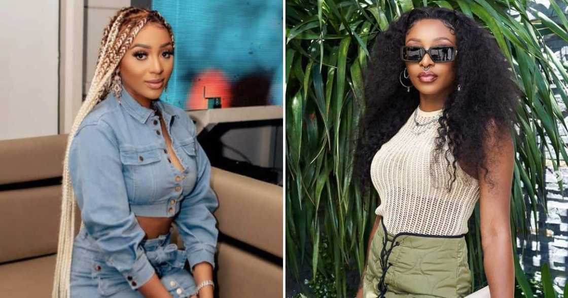 DJ Zinhle and Nadia Nakai's pictures together get fans talking DJ Zinhle and Nadia Nakai's pictures together get fans talking