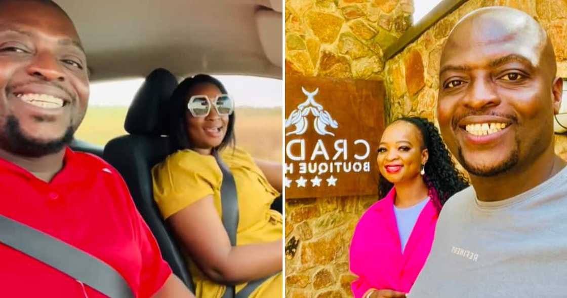 Twitter user @Pariah70 shared a video of him and his wife in the car, commenting on one another’s driving Twitter user @Pariah70 shared a video of him and his wife in the car, commenting on one another’s driving