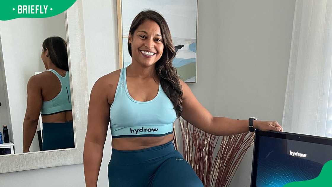 Mika Kleinschmidt at a gym on 12 May 2022. Mika Kleinschmidt at a gym on 12 May 2022.