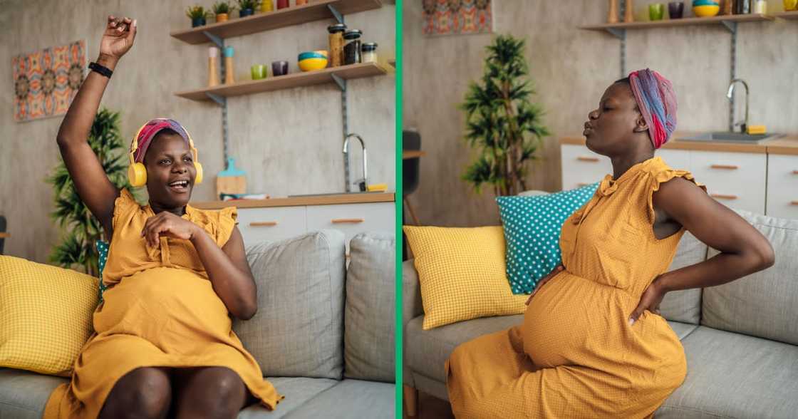 Pregnant women in South Africa are embracing a fun and uplifting trend as they dance their way through labour Pregnant women in South Africa are embracing a fun and uplifting trend as they dance their way through labour