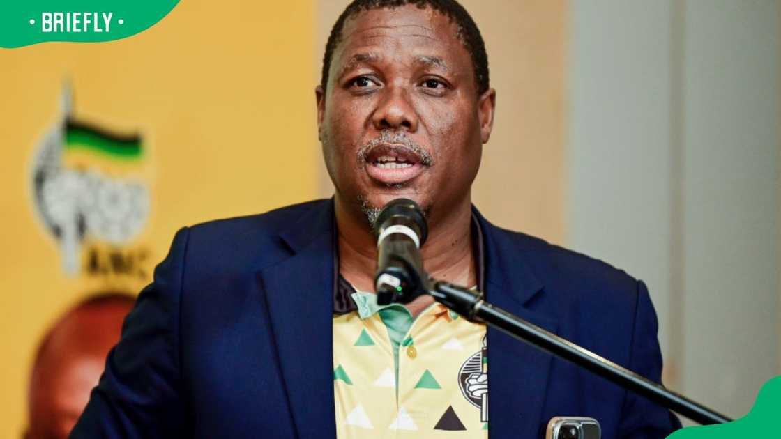 Politician Bheki Mtolo at the Radisson Blu Hotel in 2024 Politician Bheki Mtolo at the Radisson Blu Hotel in 2024