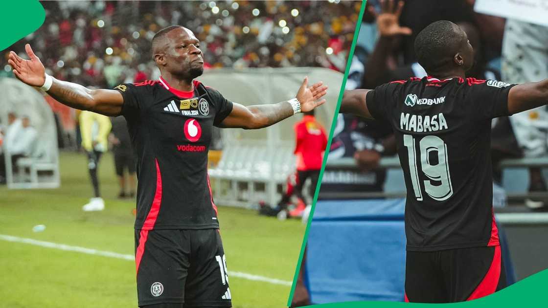 Tshegofatso Mabasa scored a hattrick for Orlando Pirates against Baroka FC. Tshegofatso Mabasa scored a hattrick for Orlando Pirates against Baroka FC.