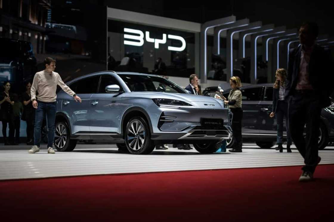 Chinese battery and automotive giant BYD achieved a record profit in 2023, annual results showed Tuesday Chinese battery and automotive giant BYD achieved a record profit in 2023, annual results showed Tuesday