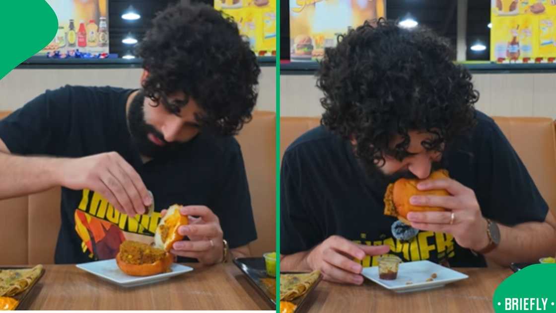 A viral TikTok showed a foreign visitor trying vetkoek, leaving South Africans thrilled by his reaction