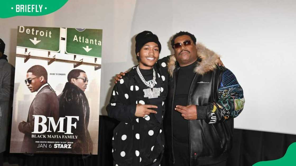 Lil Meech (L) and his uncle Terry Tee (R) Lil Meech (L) and his uncle Terry Tee (R)