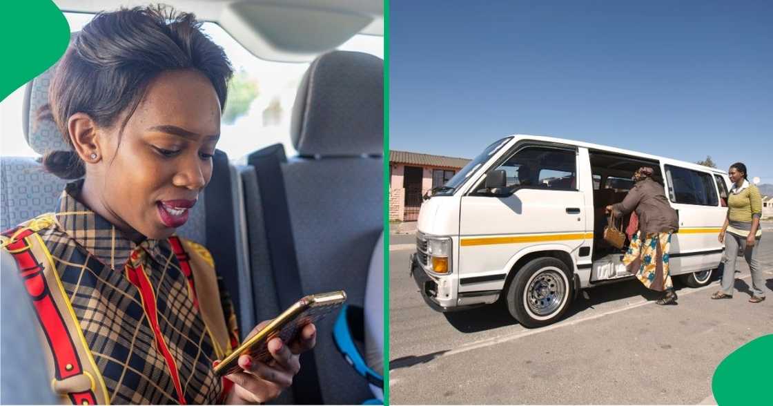 South African internet users reacted to a taxi's terrible condition.