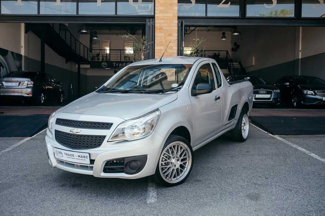 A white Chevrolet Utility A white Chevrolet Utility