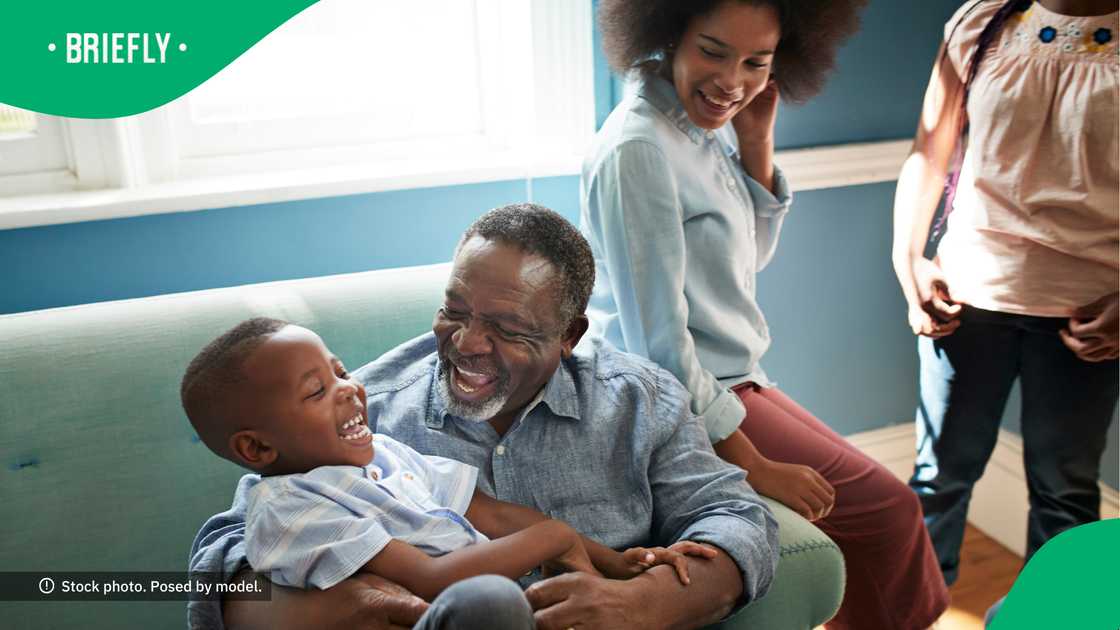 The lady shares a lot of her good times with her family. The lady shares a lot of her good times with her family.