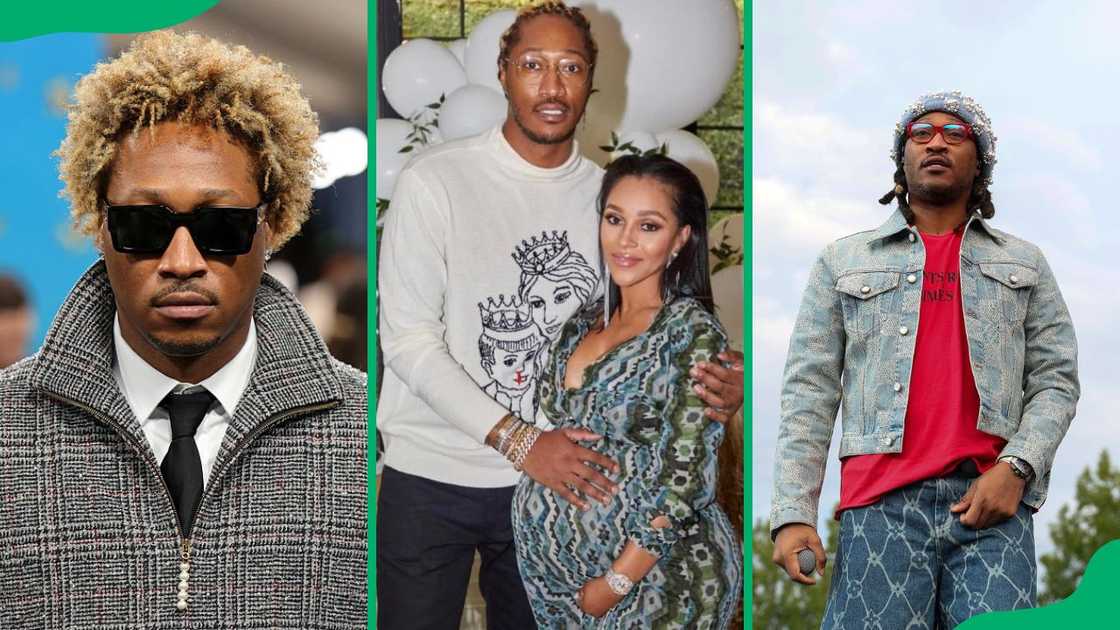 Future at the 2025 Met Gala (L). The rapper and Joie Chavis (C). Future at the 2024 Wireless Festival (R) Future at the 2025 Met Gala (L). The rapper and Joie Chavis (C). Future at the 2024 Wireless Festival (R)