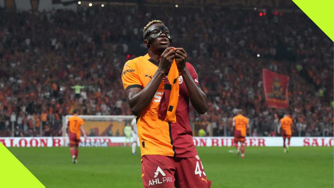 Victor Osimhen during Galatasaray's clash