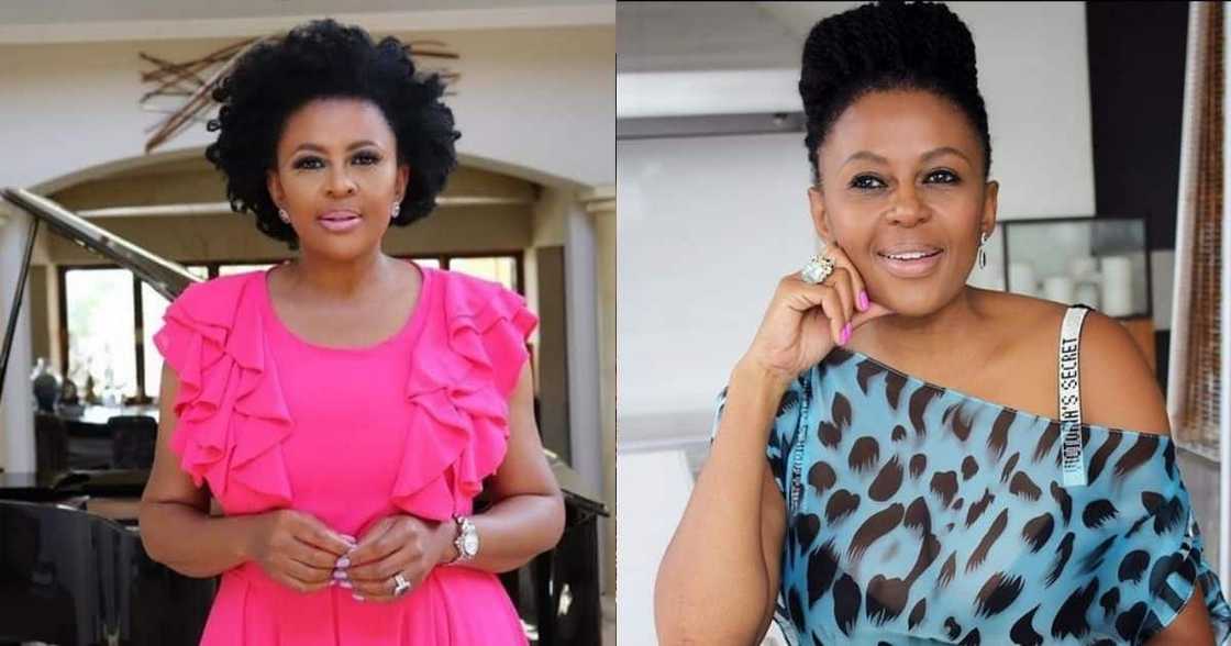 Basetsana Kumalo Slams Fake News, Says She's Not 6 Months Pregnant