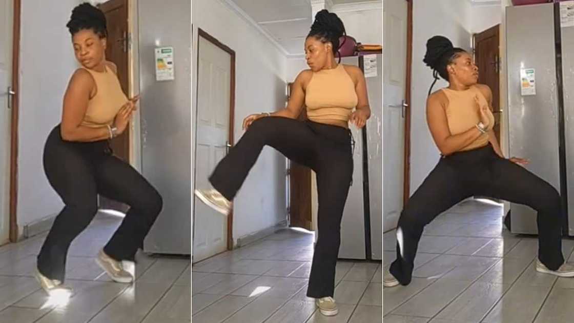 TikToker dancing to 'Hamba Wena' by Deep London and Boohle TikToker dancing to 'Hamba Wena' by Deep London and Boohle