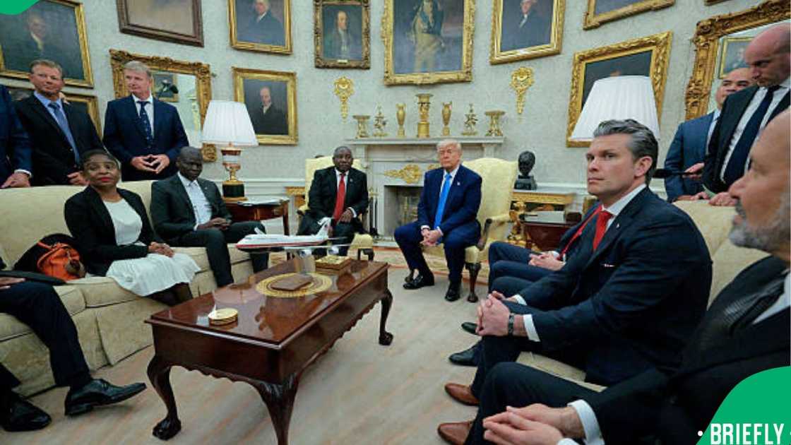 White houe south africa visit