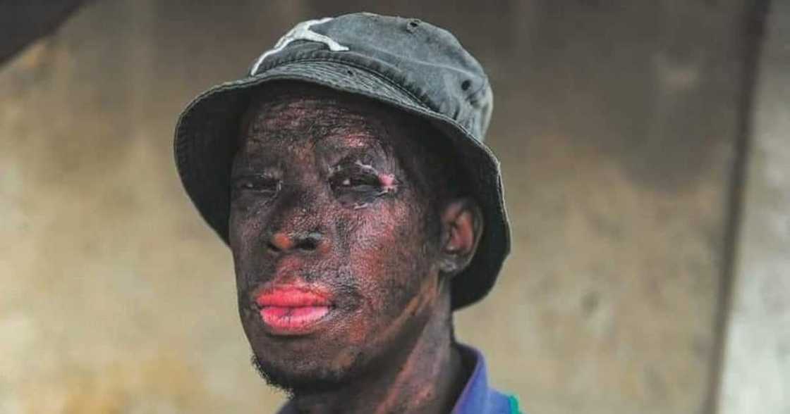Zikhaya Sithole has been called a real-life hero Zikhaya Sithole has been called a real-life hero