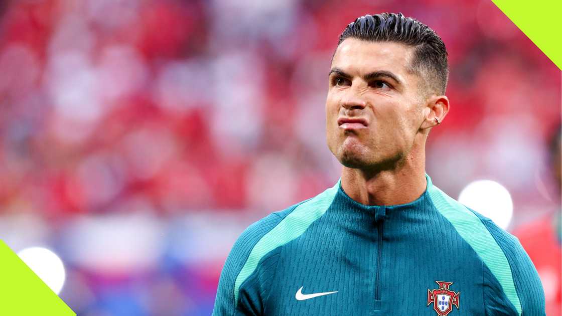 Cristiano Ronaldo looks angry ahead of a Portugal fixture Cristiano Ronaldo looks angry ahead of a Portugal fixture