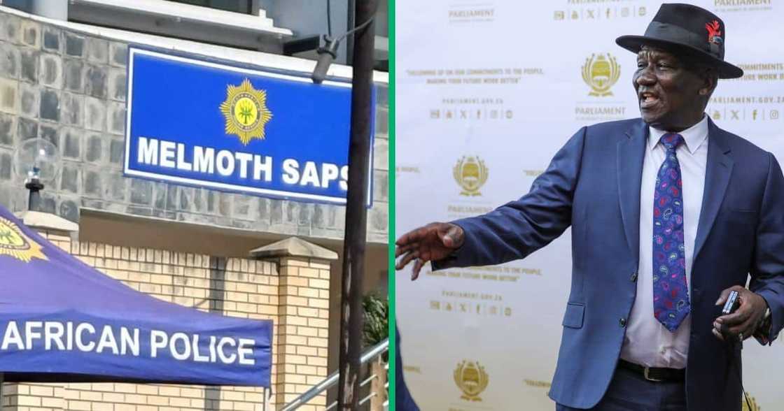 Police Minister Bheki Cele handed over five police stations to KwaZulu-Natal communities. Police Minister Bheki Cele handed over five police stations to KwaZulu-Natal communities.