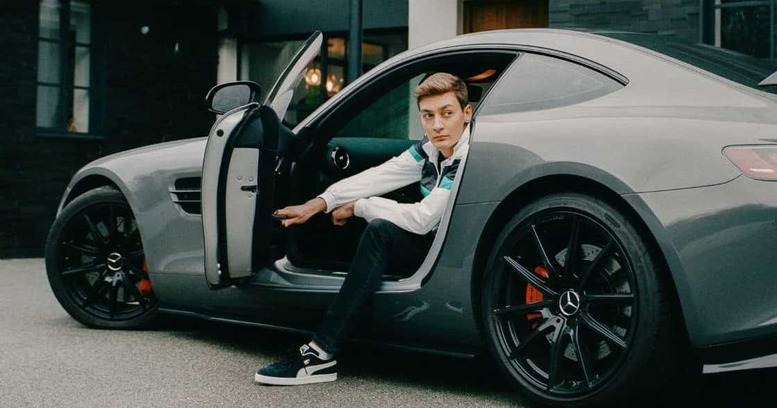 George Russell has joined Mercedes for 2022. Image: Puma George Russell has joined Mercedes for 2022. Image: Puma