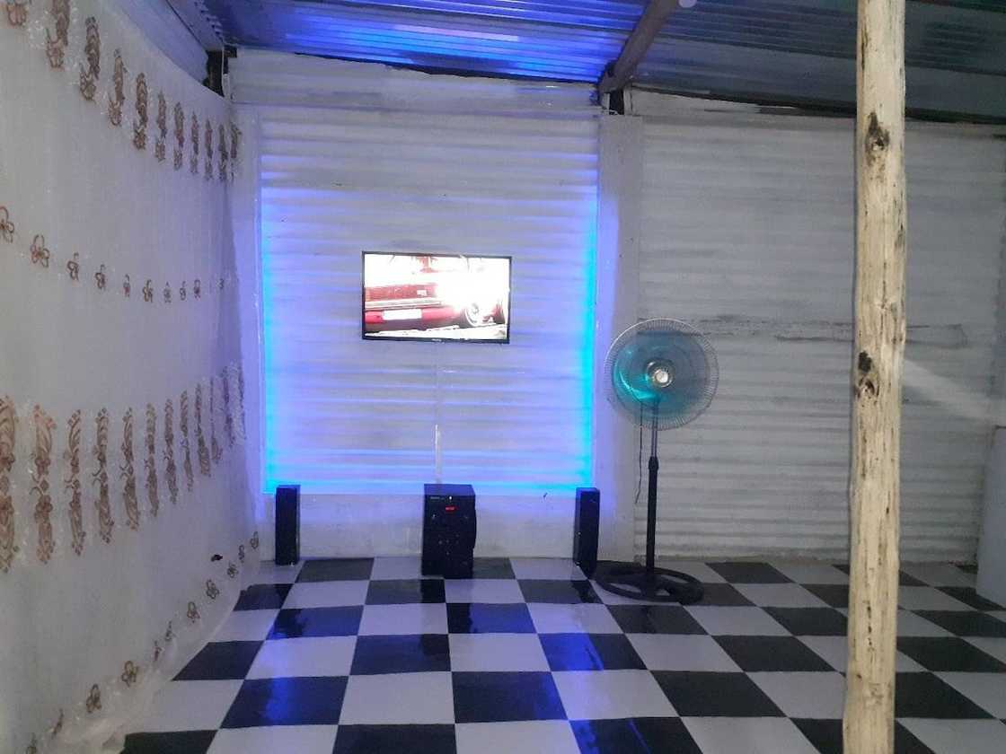 Durban man shares interior design of shack on Facebook