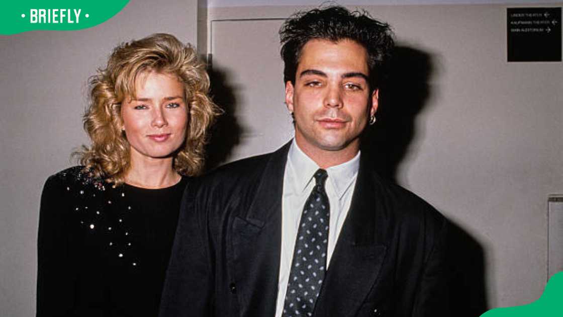 Kimber Sissons and Richard Grieco at the American Museum of Natural History