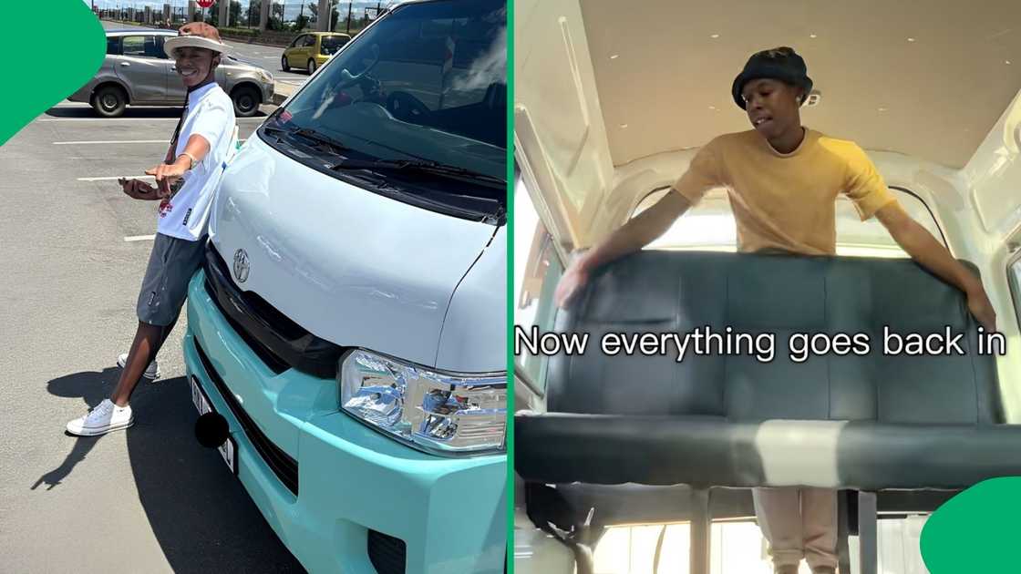 The man took three days cleaning the engine compartment and the interior of the taxi thoroughly