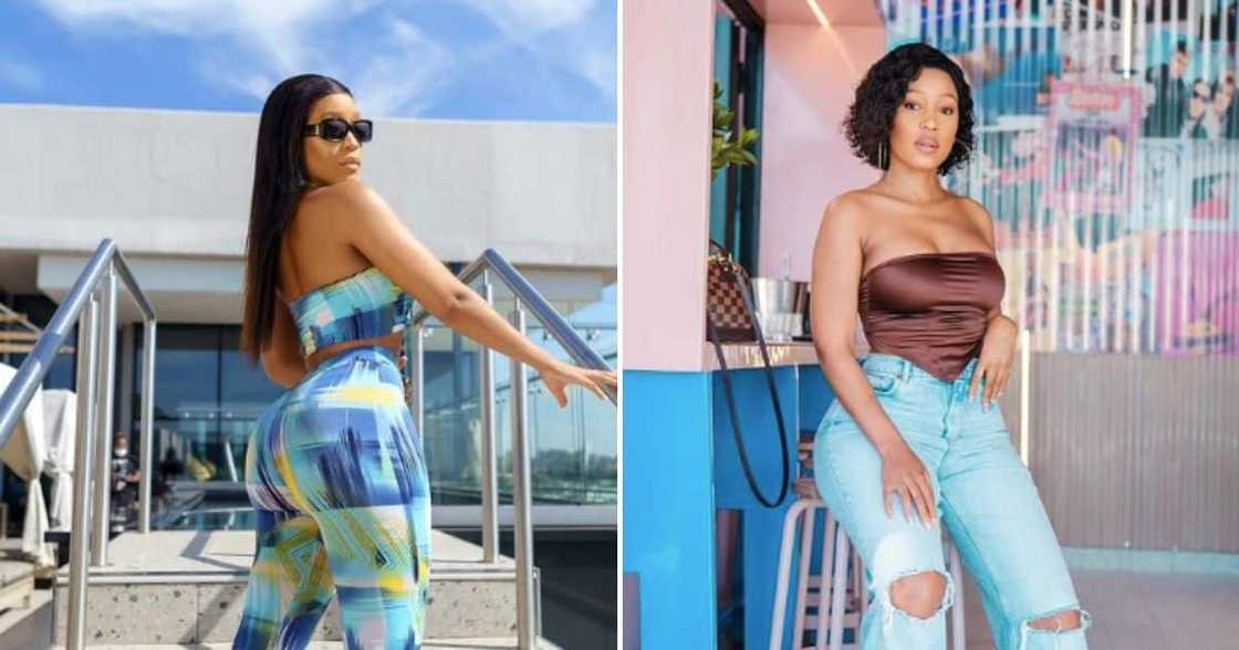 Buhle Samuels' hot Halloween costume Buhle Samuels' hot Halloween costume