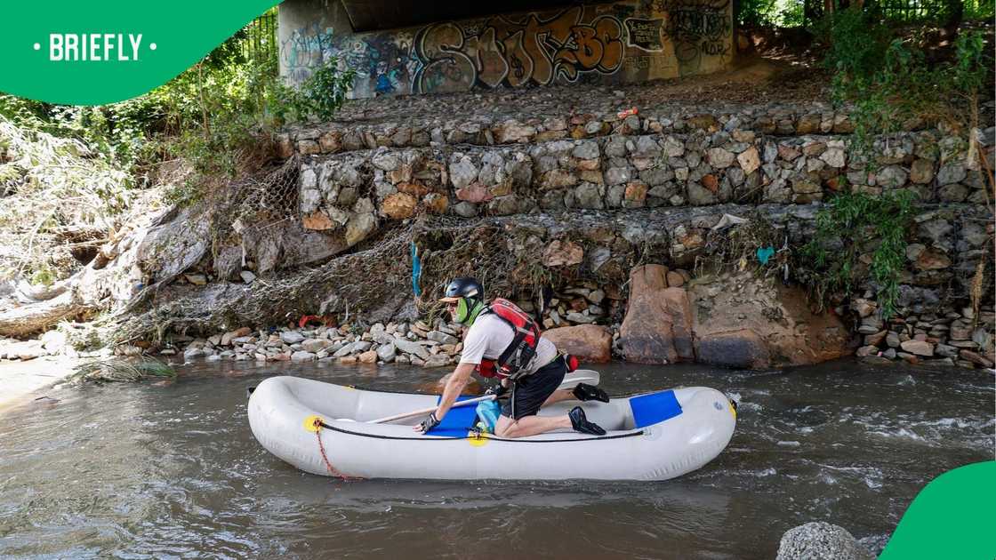 The teams later discovered the vehicle and recovered the two bodies inside