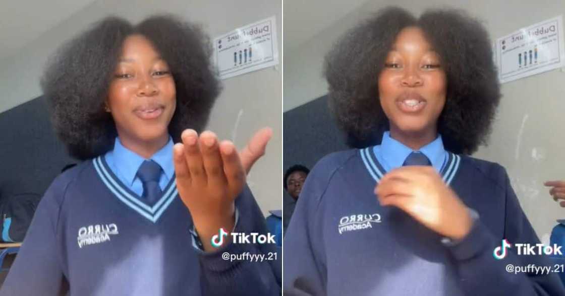 Curro schoolgirl goes viral with amapiano moves Curro schoolgirl goes viral with amapiano moves