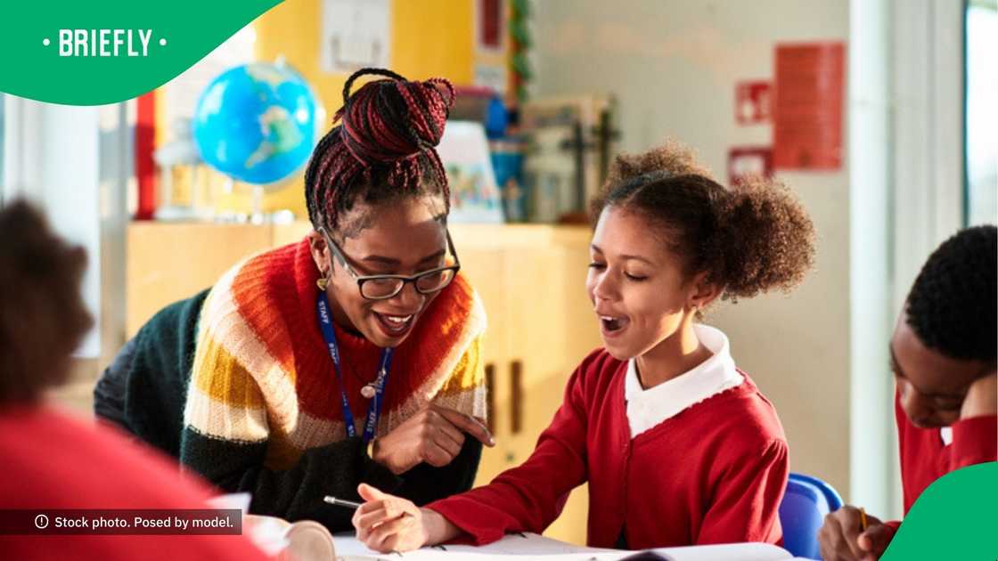Teacher shows how much she loves her students Teacher shows how much she loves her students