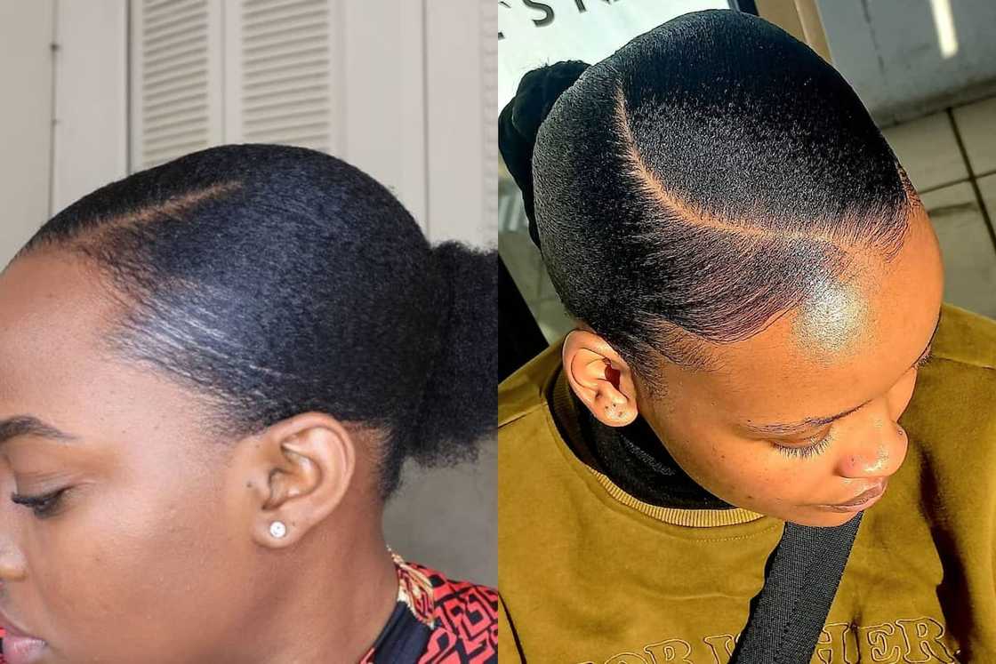 Gel up Hairstyles for Black ladies