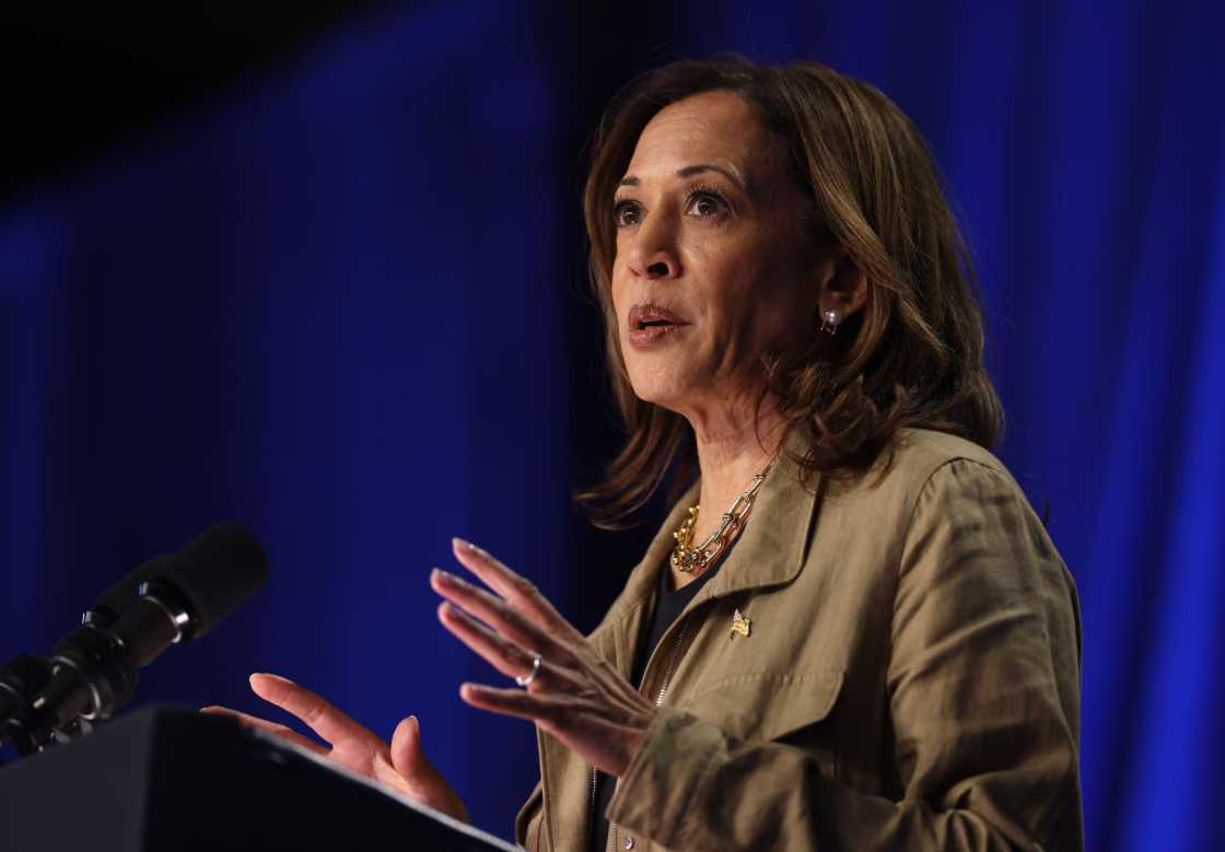 Kamala Harris during a campaign event at Cochise College Douglas Campus Kamala Harris during a campaign event at Cochise College Douglas Campus