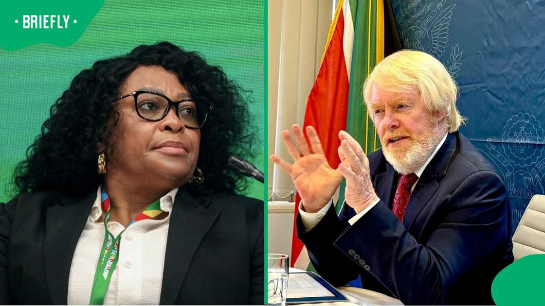 Nomvula Mokonyane said that Brent Bozell III is not in the country legally