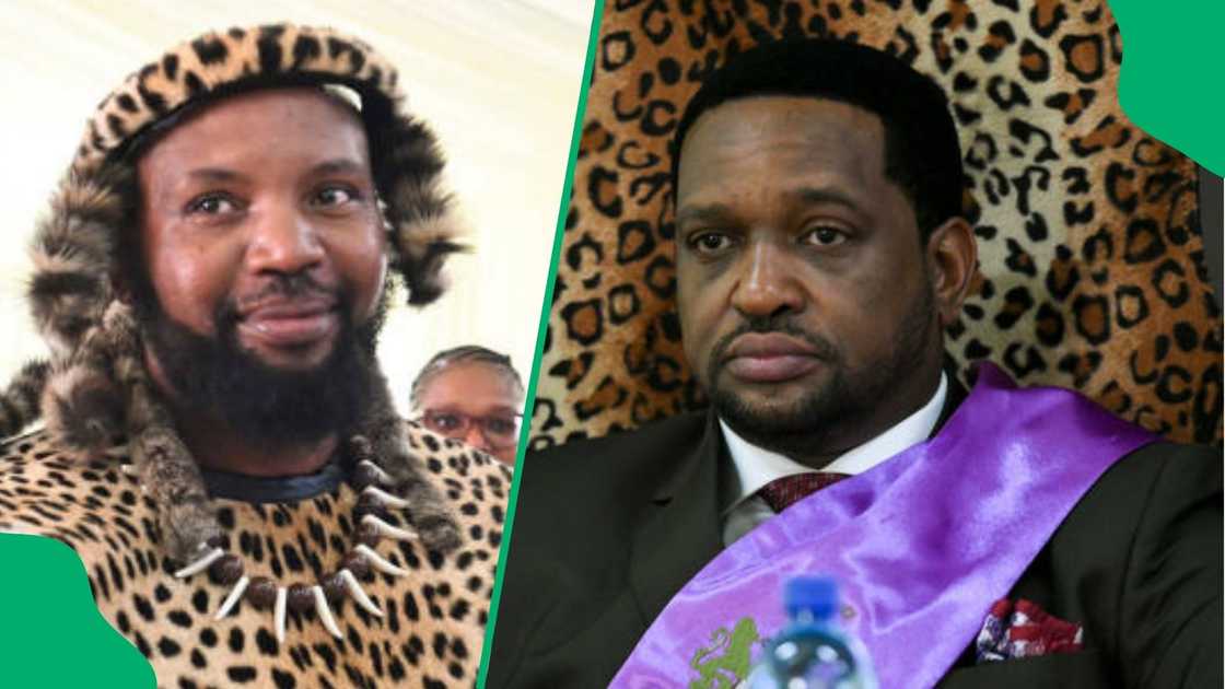 King Misuzulu and KZN Transport MEC Sboniso Duma