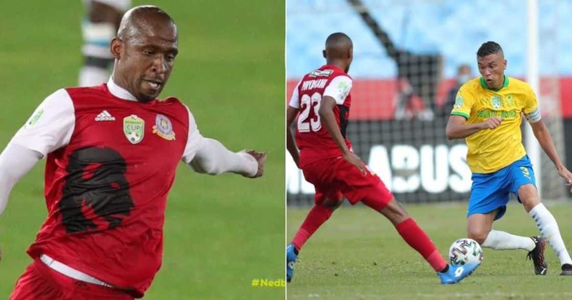 Tshakhuma Tsha Madzivhandila players have received financial bonuses for a win over Mamelodi Sundowns. Image: Twitter