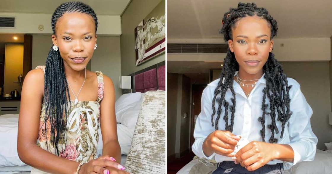 Nomfundo Moh celebrated her achievements in the music industry in a tearful post. Nomfundo Moh celebrated her achievements in the music industry in a tearful post.