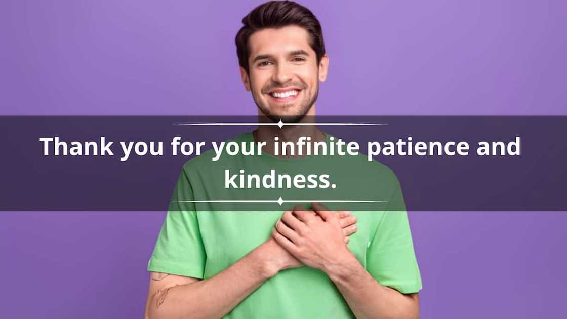 Original ways to say 'Thank you for your patience'