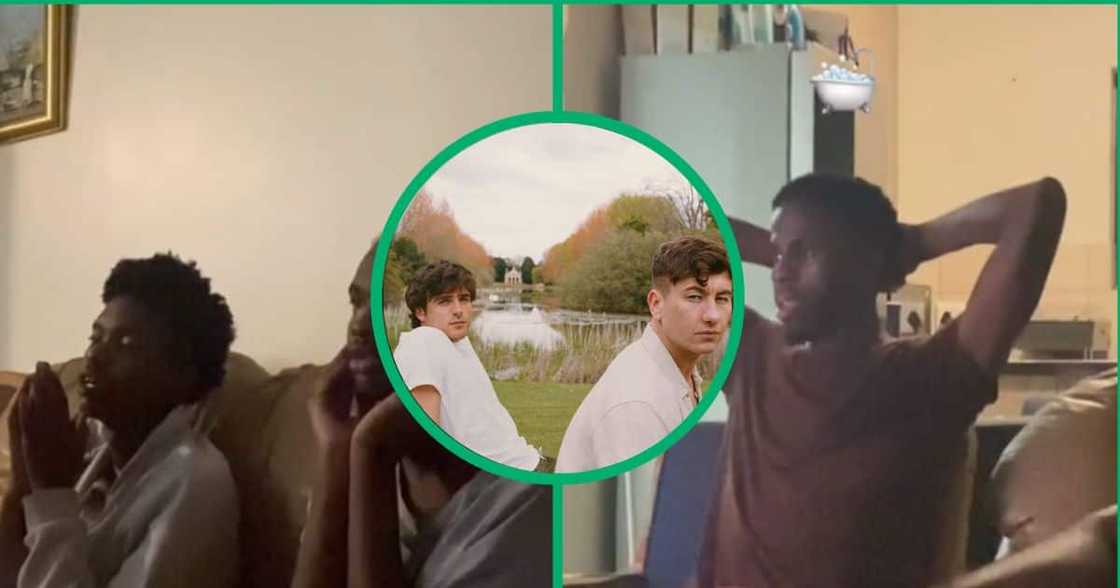 The four Brothers' reactions to Saltburn were captured in a TikTok video. The four Brothers' reactions to Saltburn were captured in a TikTok video.
