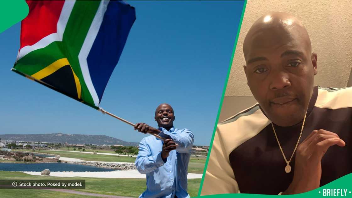 South Africans dissed an American man.