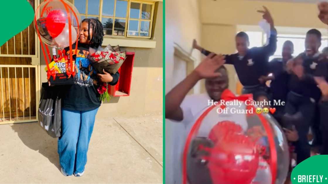 A video captured the moment a teacher was surprised by her partner, delighting all the students A video captured the moment a teacher was surprised by her partner, delighting all the students