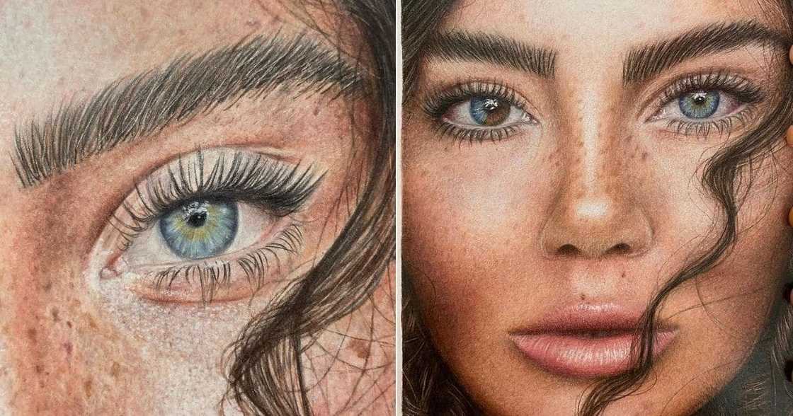 Online, Wowed, Woman, Drawing, Viral Online, Wowed, Woman, Drawing, Viral