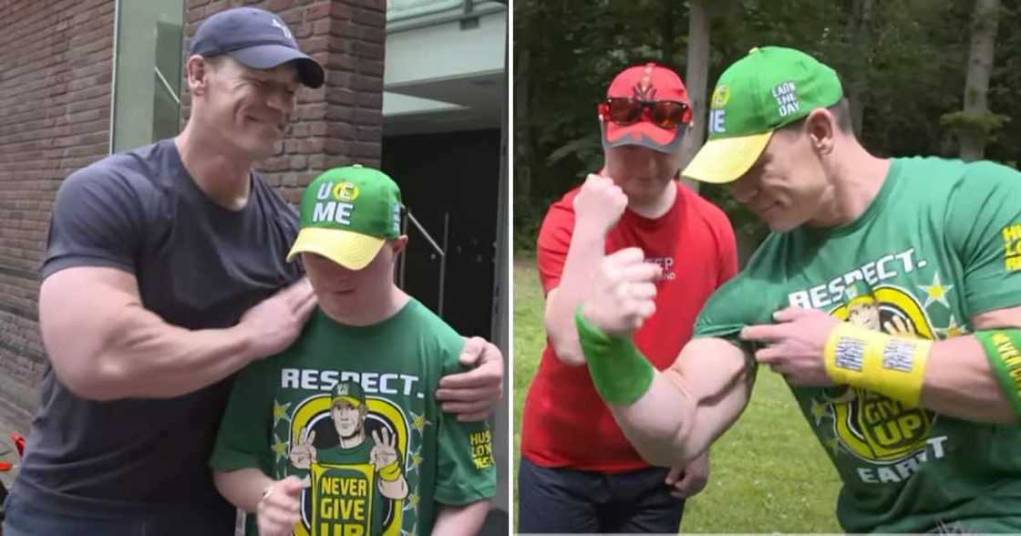 John Cena, Disabled Ukrainian Teen, Home Was Destroyed John Cena, Disabled Ukrainian Teen, Home Was Destroyed