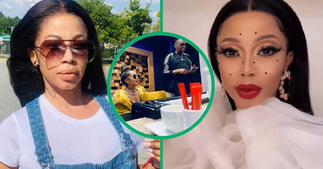 Kelly Khumalo is working with the Jaziel Brothers. Kelly Khumalo is working with the Jaziel Brothers.