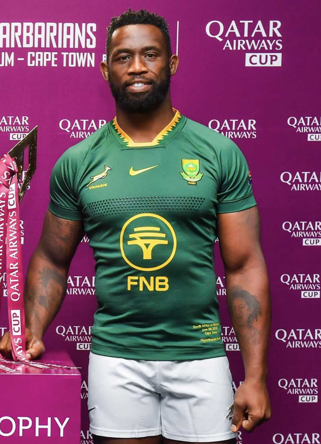 Siya Kolisi's picture was used to deceive his fans Siya Kolisi's picture was used to deceive his fans