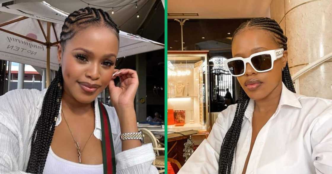 Natasha Thahane rocked a pink dress at the SA Fashion Week Natasha Thahane rocked a pink dress at the SA Fashion Week