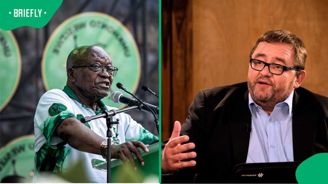 uMkhonto weSizwe (MK) Party president Jacob Zuma and Afriforum CEO Kallie Kriel met