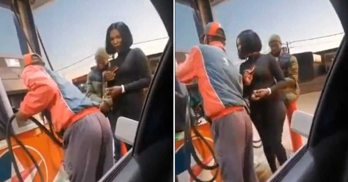 South Africa, Human Rights, Video, Woman Trying to Kiss, Harass Petrol Attendant, Sparks Debate South Africa, Human Rights, Video, Woman Trying to Kiss, Harass Petrol Attendant, Sparks Debate