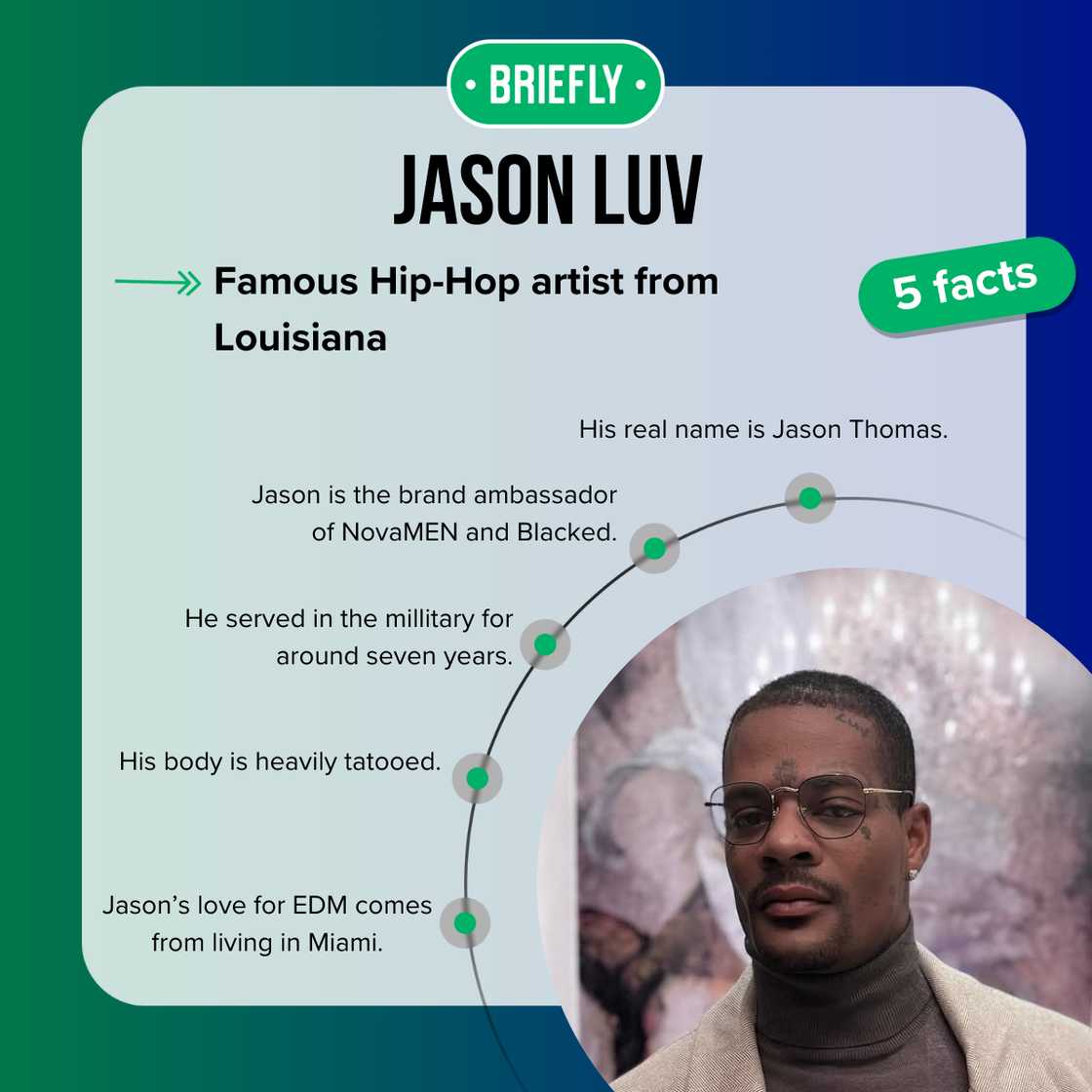 Five facts about Jason Luv Five facts about Jason Luv